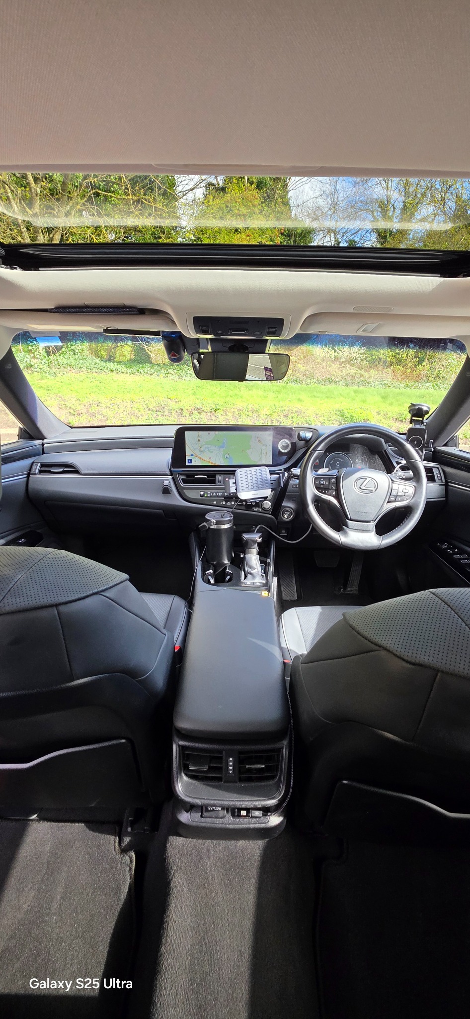 Cabin and dashboard view